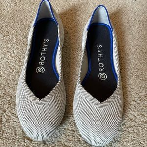 Rothy’s The Flat size 7 in Flax (taupe)
